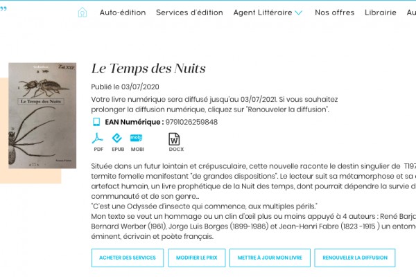 Mon tout premier Ebook à compte d'auteur