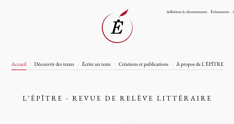 Une Epître selon Goliathus