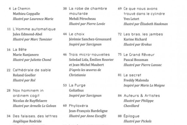 Sommaire L'Ampoule N°13