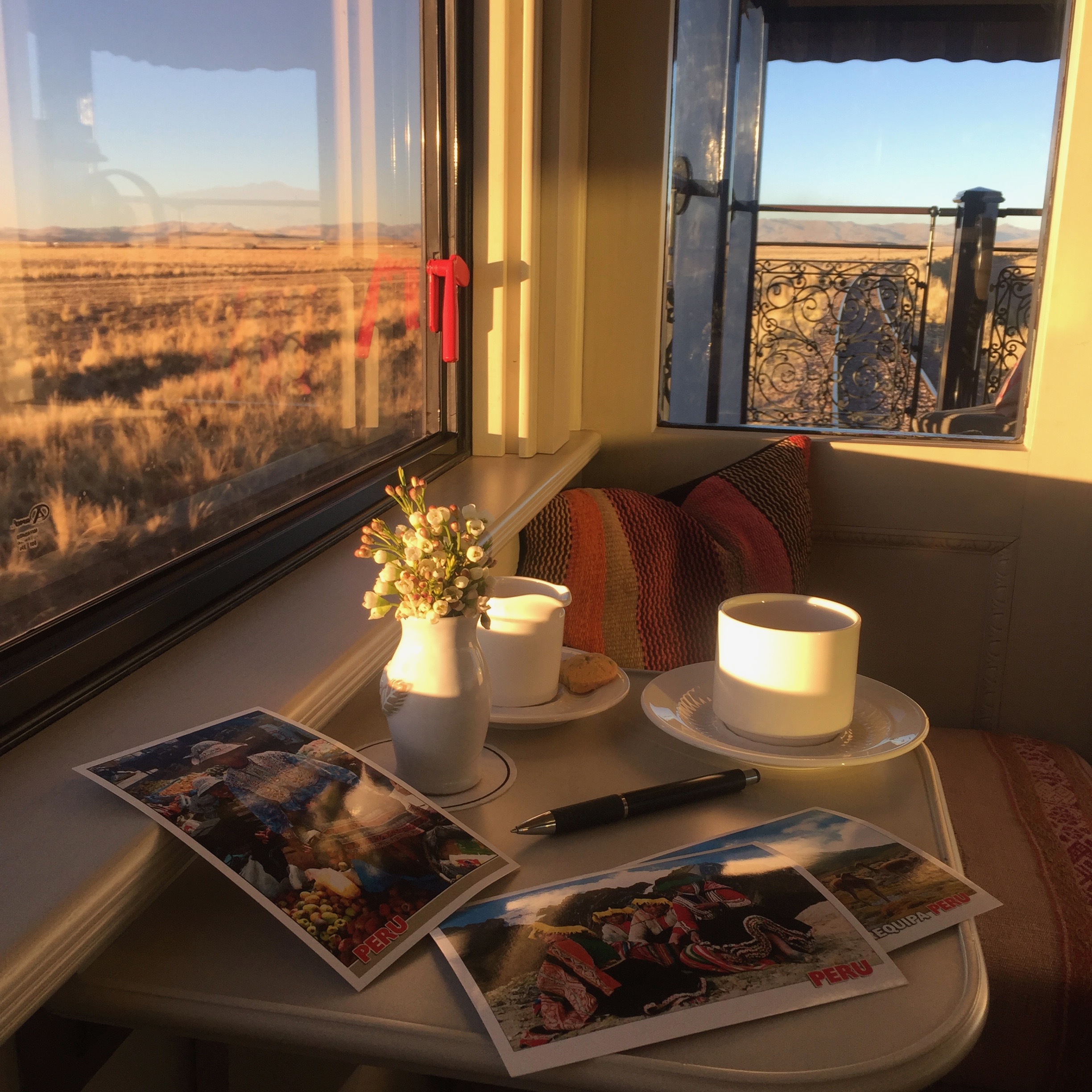 Aboard the Belmond Andean Explorer